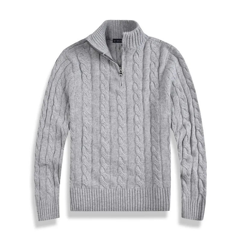Clark Merino Wool Half-Zip Sweater