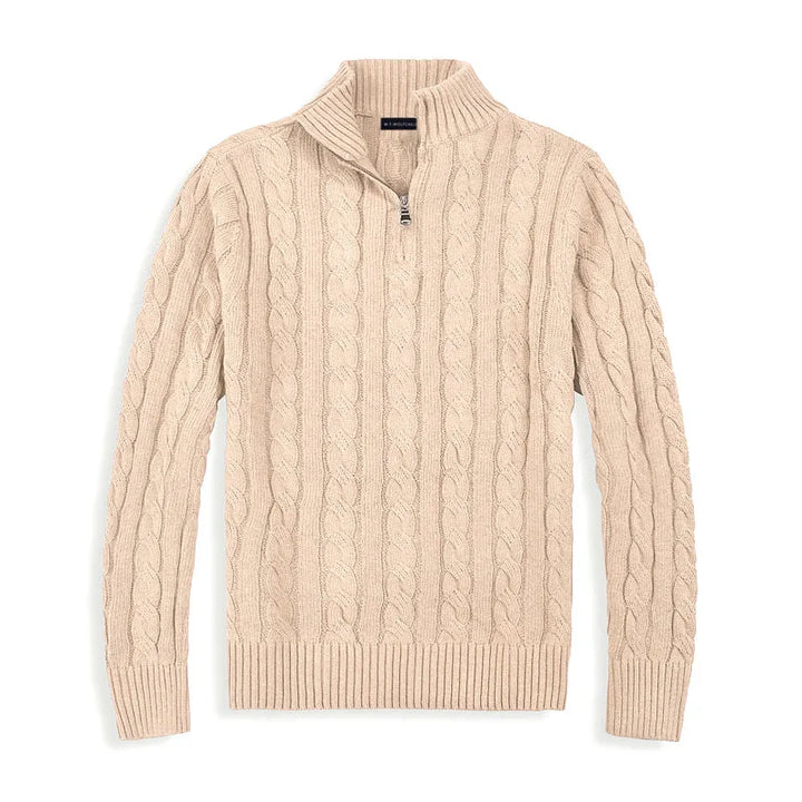 Clark Merino Wool Half-Zip Sweater