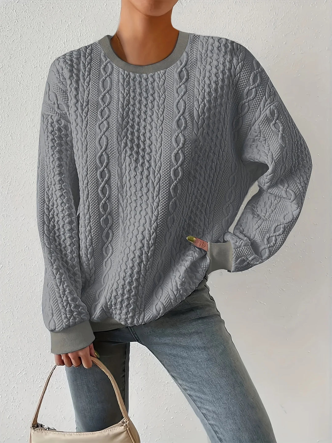 Eloise Crew Neck Long Sleeve Knit