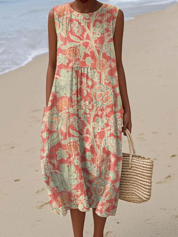 Maggie Floral Midi Dress