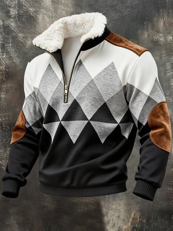Monty Stylish Zip-Up Sweatshirt