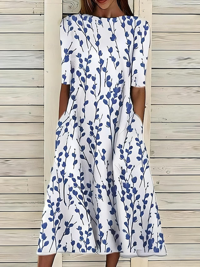 Anessa | Coastal Bloom Midi Dress