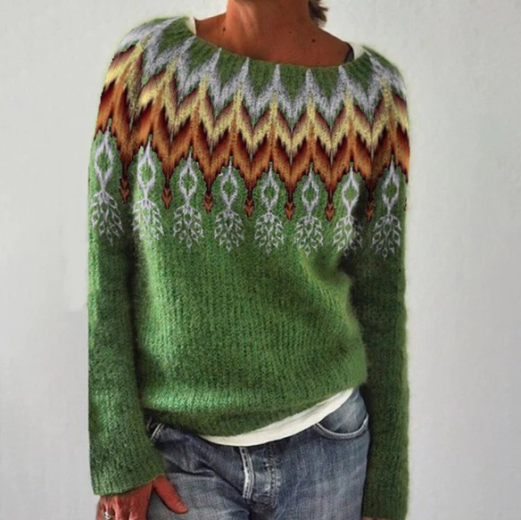 Rosalie Nordic Wool Sweater