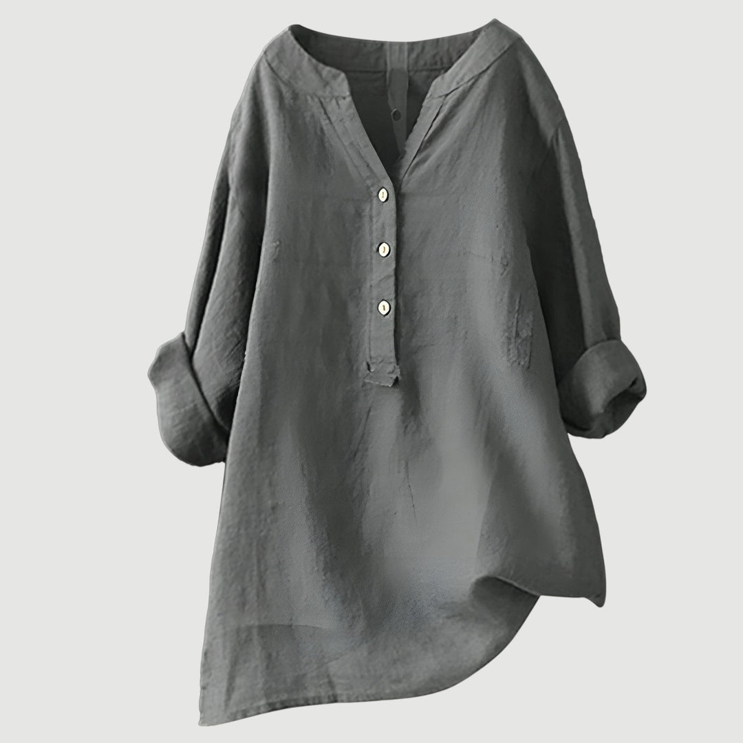 Freja | Airy and Comfortable Button-Up Shirt