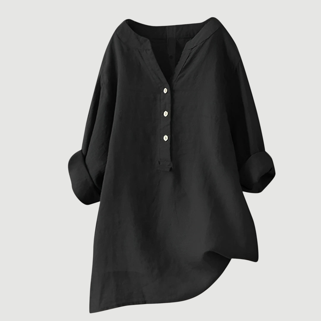 Freja | Airy and Comfortable Button-Up Shirt