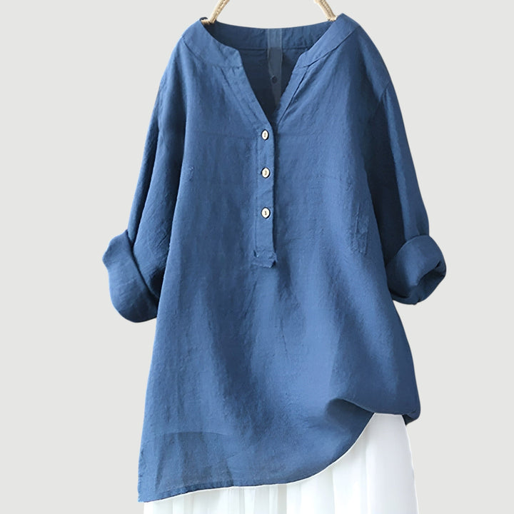 Freja | Airy and Comfortable Button-Up Shirt
