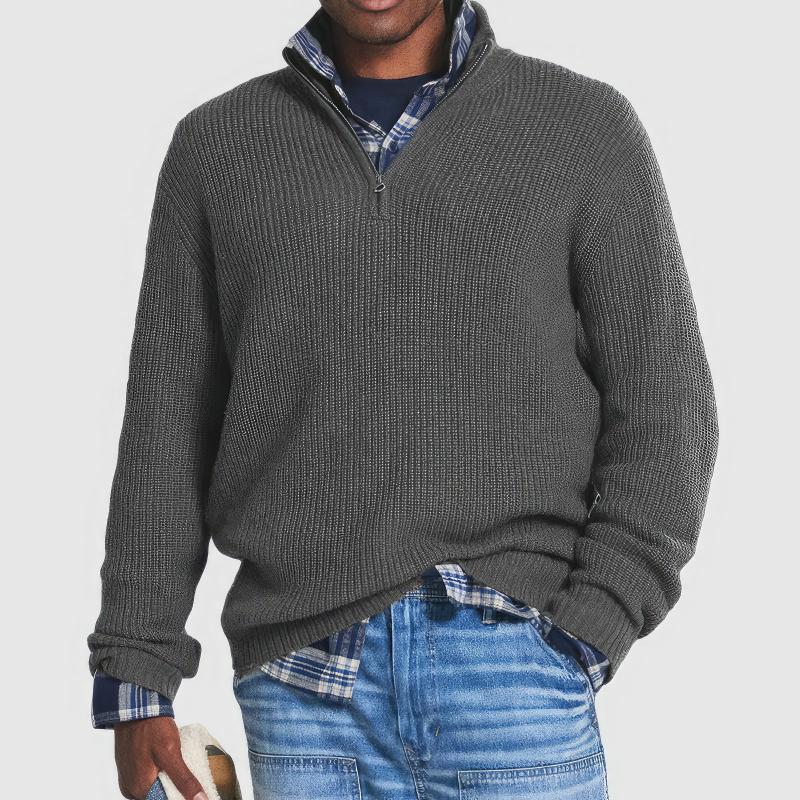 Vince Knitted Half-Zip Sweater