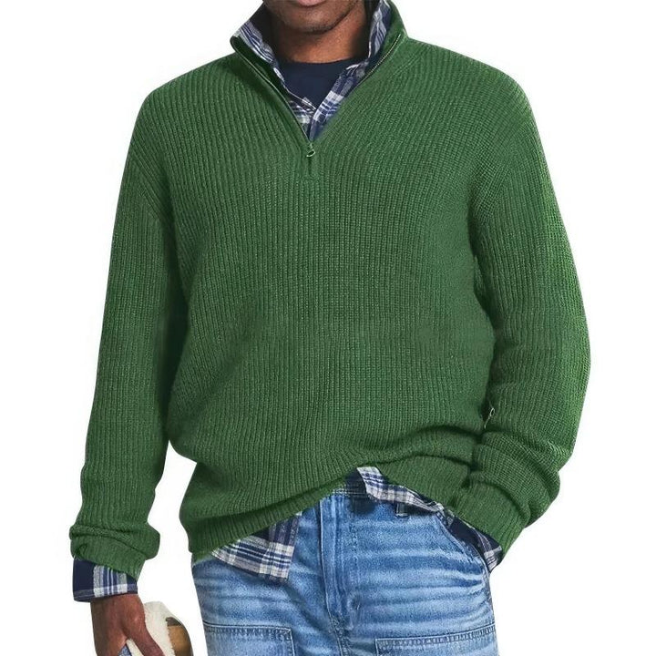 Vince Knitted Half-Zip Sweater