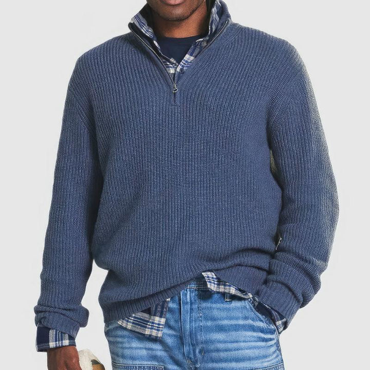 Vince Knitted Half-Zip Sweater