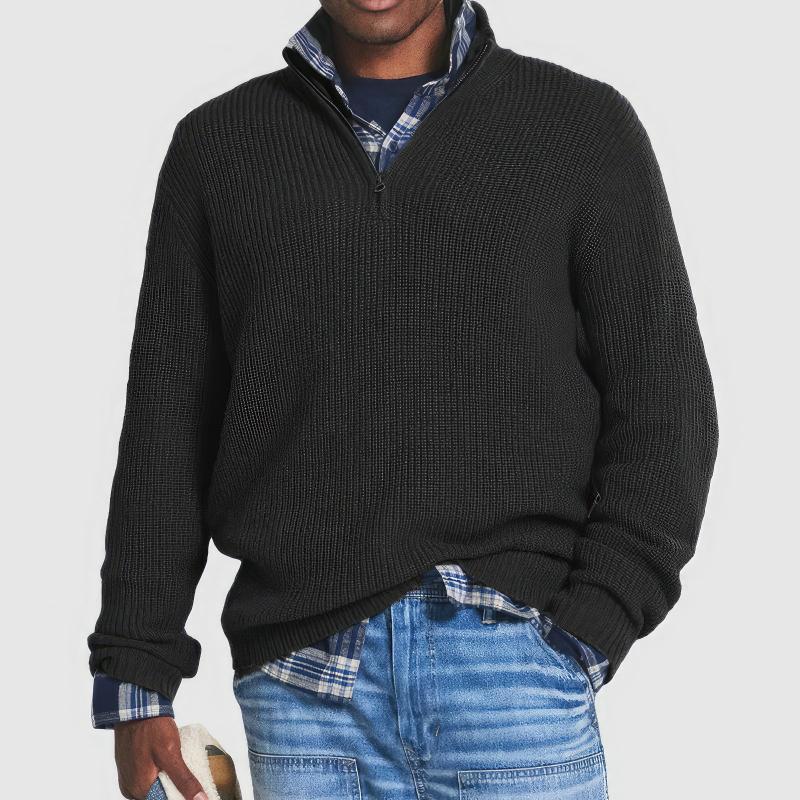 Vince Knitted Half-Zip Sweater