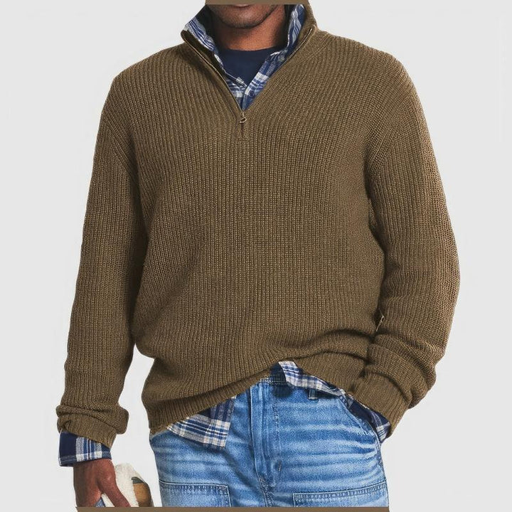 Vince Knitted Half-Zip Sweater