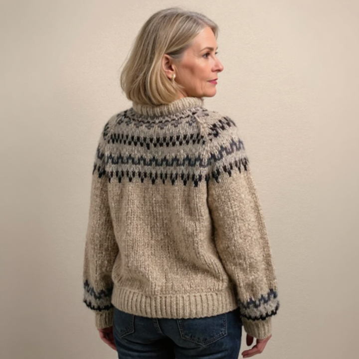 Helga Handcrafted Icelandic Knit Sweater