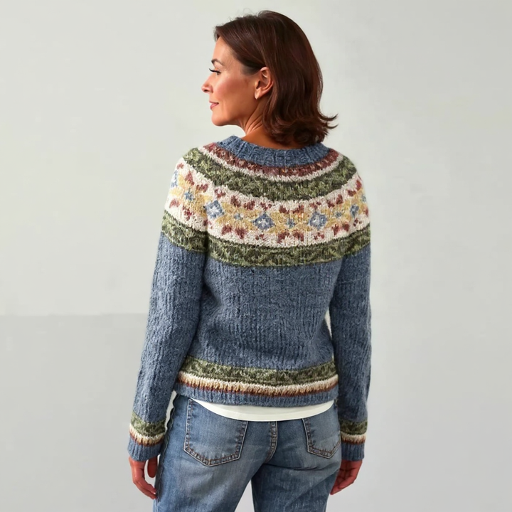 Claudette Retro Wool Sweater