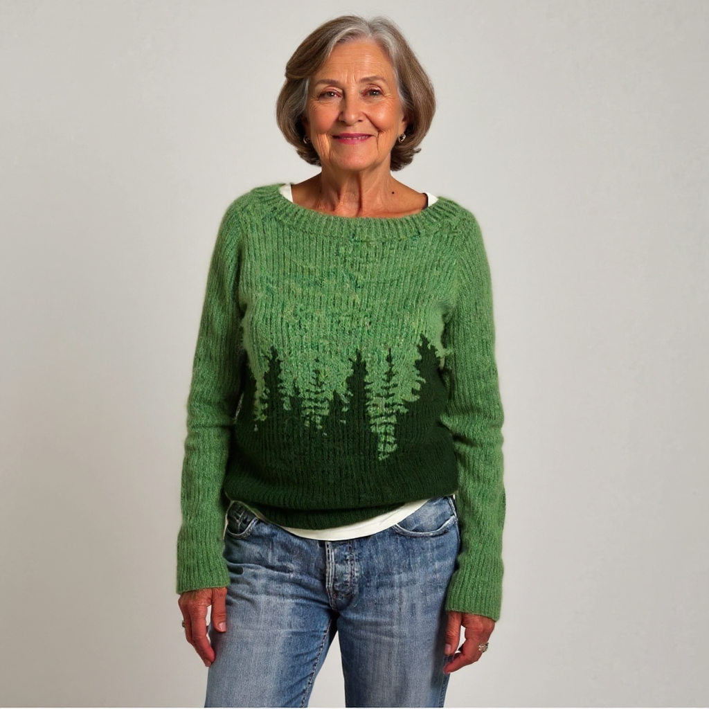 Monique Retro Wool Sweater