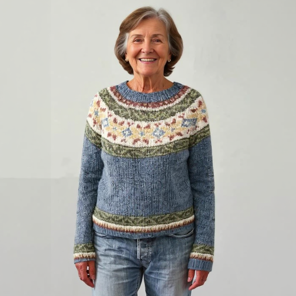 Claudette Retro Wool Sweater