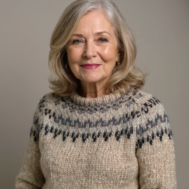 Helga Handcrafted Icelandic Knit Sweater
