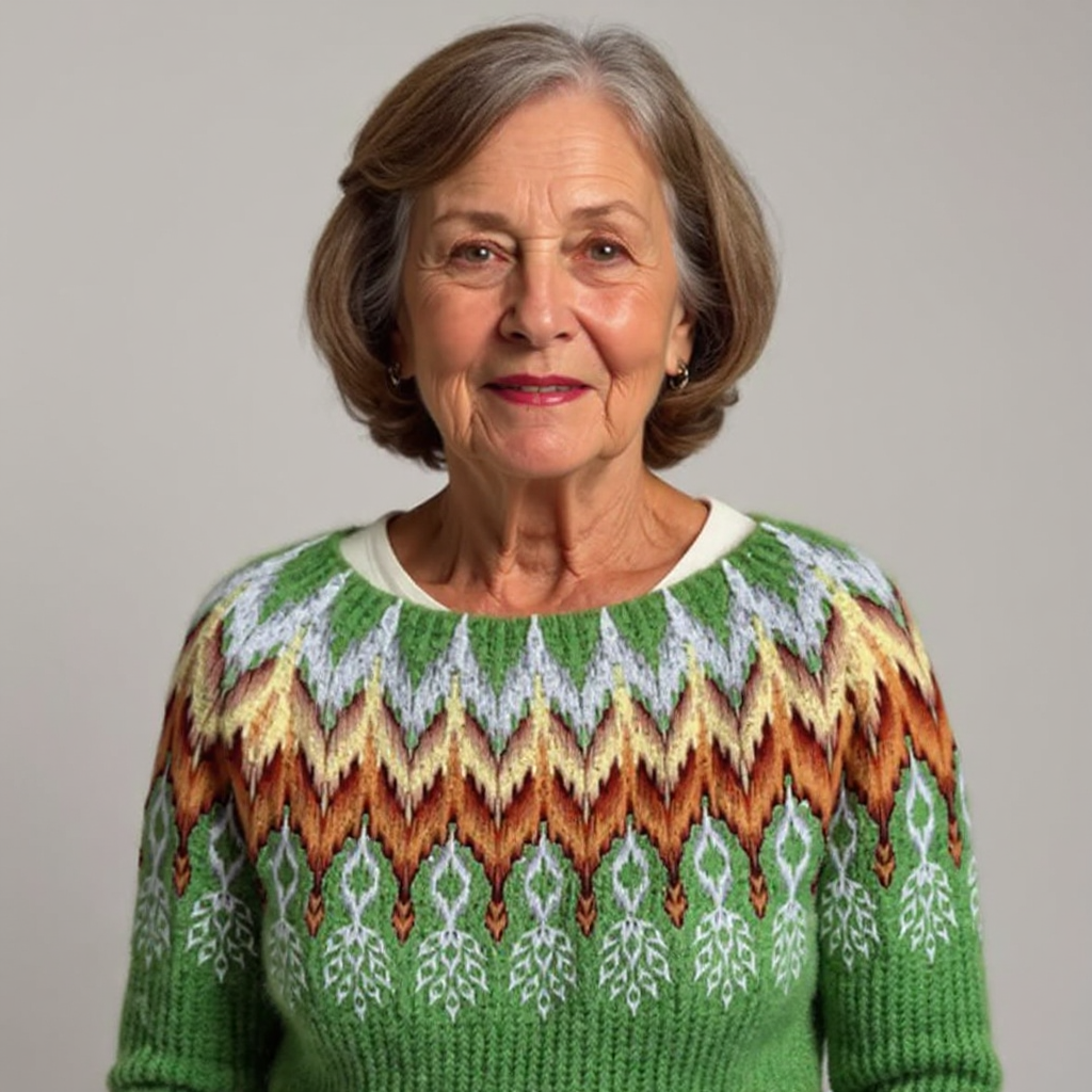 Rosalie Nordic Wool Sweater