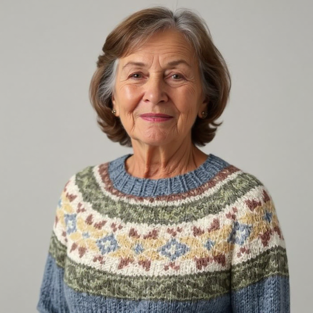 Claudette Retro Wool Sweater