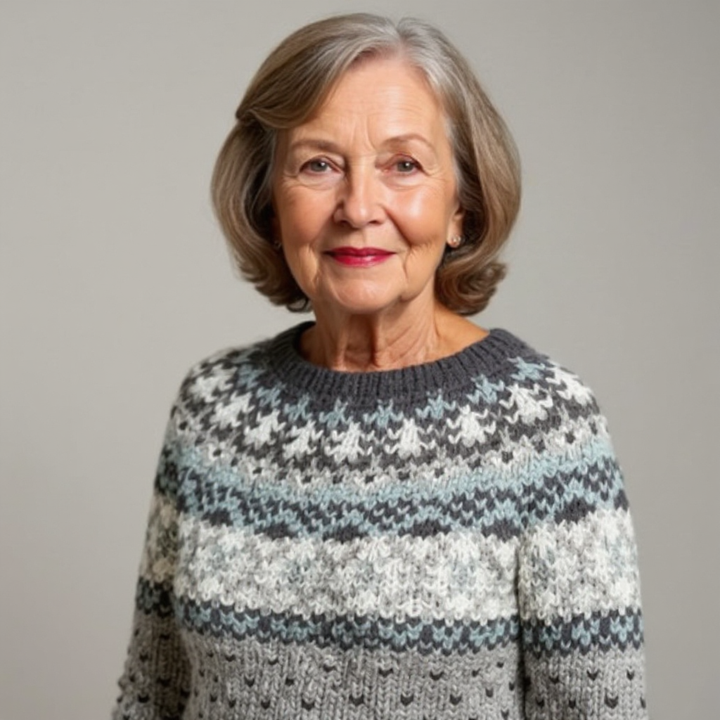 Denise Retro Wool Sweater