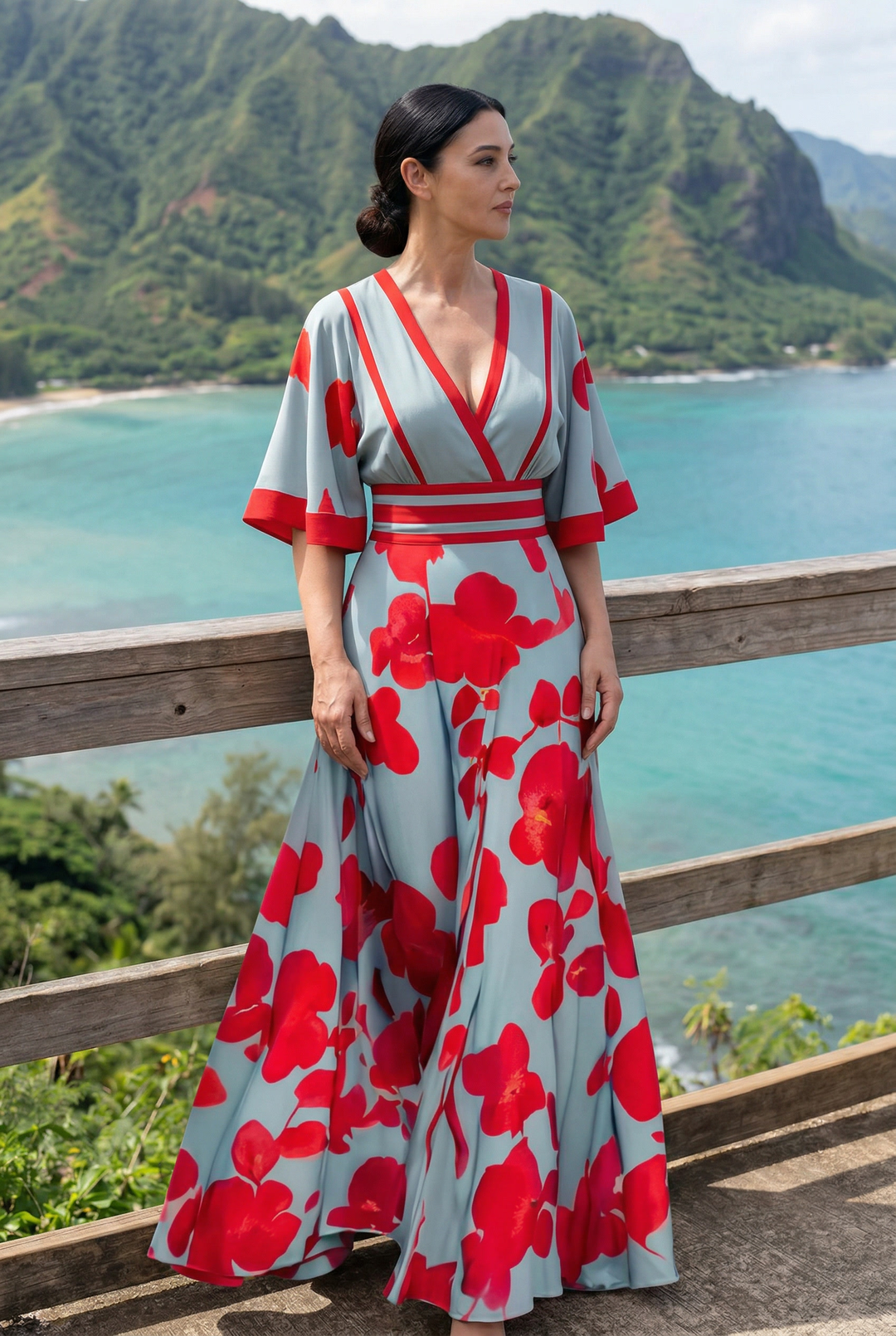 Celine | Soft Bloom Maxi Dress