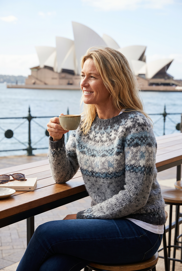 Denise Retro Wool Sweater