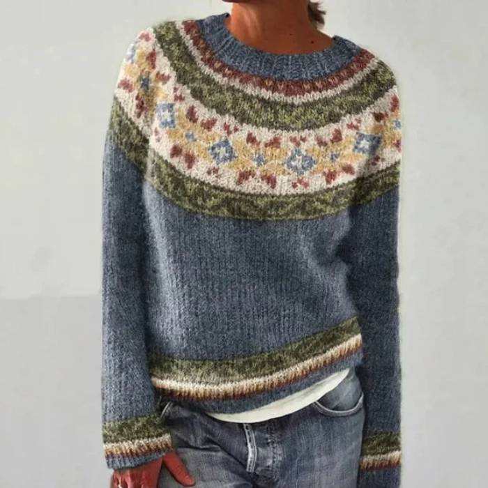 Claudette Retro Wool Sweater